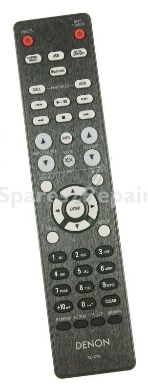 Sound United Ir remote Control - Rc-1224 30701025700ad Remocon Rc1224 Dnp800ne