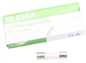 Eska Glass T. Fuse 5x20mm Time Lag - 10a-t 522 027 Fuse 5x20 10pcs -rohs Conf