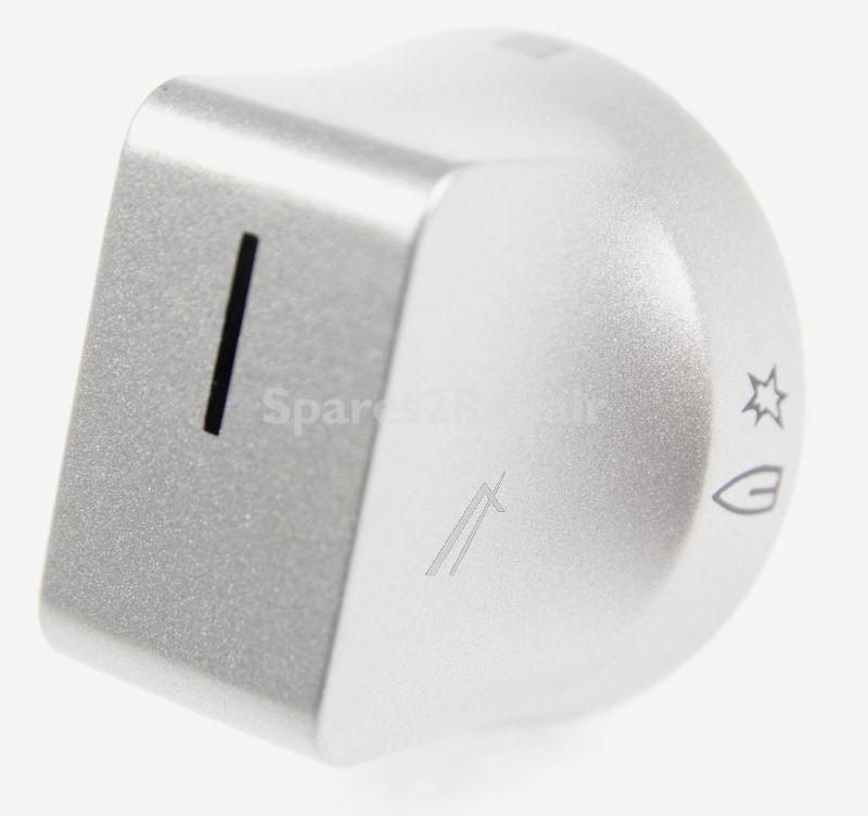 Control Knobs - 3550377240 Knob Silk Screened Silver [Electrolux Aeg]