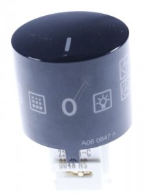 Timer Button - 140060847054 Knob function black 0+10 [Electrolux Aeg]