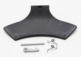 Door Handles - C00299828 488000299828 Door Handle Kit Indesit Innex Black [Whirlpool Indesit]