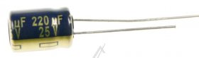 Panasonic 25v Radial Electrolytic 105 De - 220uf-25v Eeufc1e221 El-cap Radial Pan 105° 8x11 5mm -rohs-