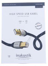 Inakustik Typ-a-plug/typ-b-plug Usb 2.0 - Exzellenz High Speed Usb 2.0 1,0m
