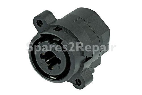 Neutrik Xlr Socket - 3-polige Xlr Einbaubuchse Kombiniert Mit 6.35 Mm Klinkenbuch
