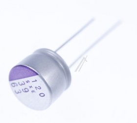 Panasonic 63v Radial Electrolytic 105 De - 39uf-63v Elko Polymer Radial Pan 105° 10x8mm