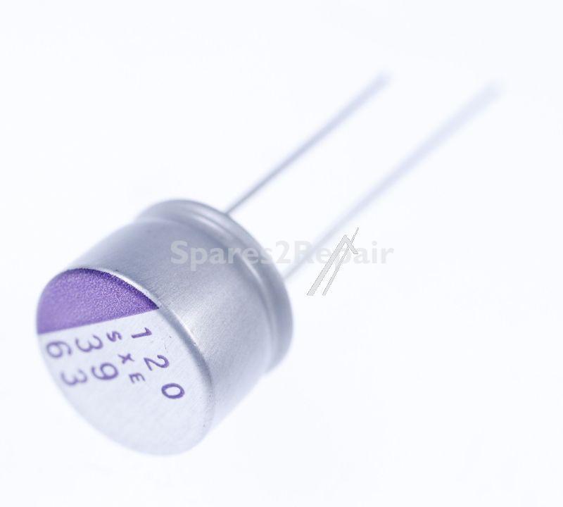 Panasonic 63v Radial Electrolytic 105 De - 39uf-63v Elko Polymer Radial Pan 105° 10x8mm