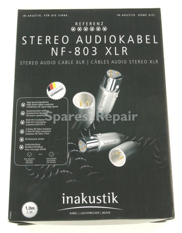 Inakustik Xlr Connectors - Referenz Nf-803 Xlr 1,0m Audiokabel