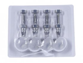 Sound United Foot - Accessory Pack Spikes Rubber Feet Clr X4