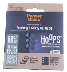 Panzerglass Display Protective Film - 3809 Panzerglass Hoops Black Lens Protector Samsung New A15 | A15 5g