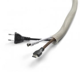 One For All Cable Cover - Wm5022 Gewebe Kabelschlauch 2 Meter
