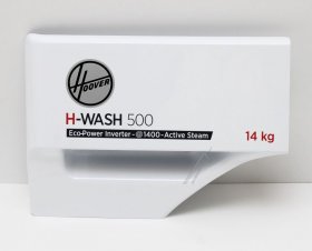 Detergent Dispenser Cover - 43034691 Drawer Ex+es14kg1400steam W [Candy Hoover]