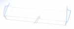 Liebherr Refrigerator - Freezer Door Shelf - 743219300 Balcony Compartment Brackets