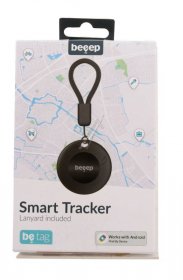Beeep Communicator - 80562 Beeep Betag Android Tracker Schwarz & Schlusselanhanger Schwarz - 1 Pack