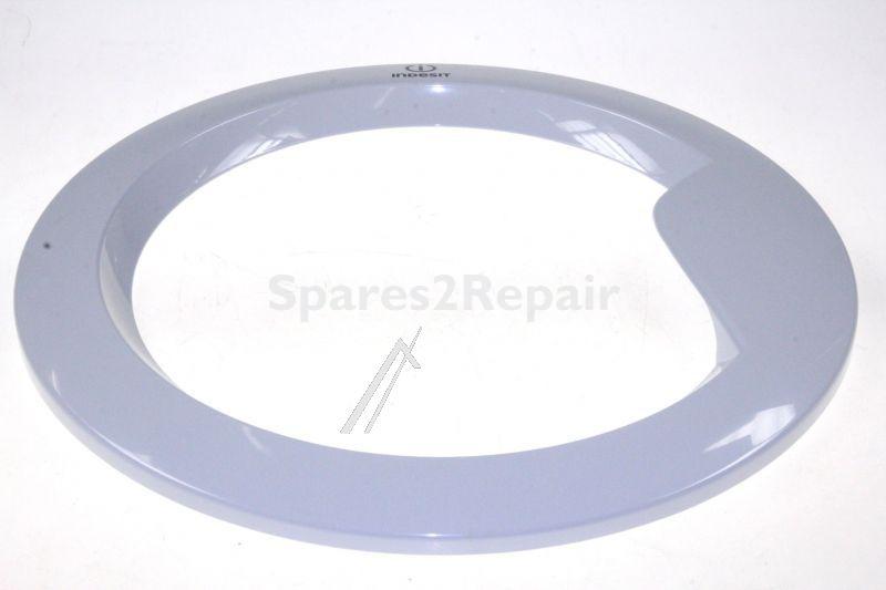 Door Frame - C00268982 482000086358 Door Trim - Front White [Whirlpool Indesit]