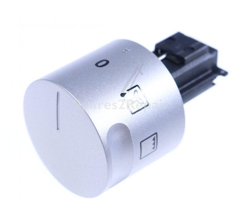 Control Knobs - 3550437515 Knob Function Inox 7+0 [Electrolux Aeg]