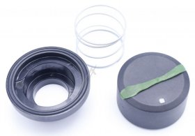 Control Knobs - C00648082 488000648082 Hob Knob+o r Colour Black [Whirlpool Indesit]