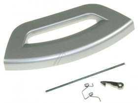 Washing Machine And Tumble Dryer Door Handles - C00286843 482000031765 Door Handle Kit - Aluminium Futura [Whirlpool Indesit]