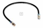 Fuba Koaxconnector - Ovz 940 Ovz940,, F Patch Lead, 0,40m, Black, Adaptable For Fuba