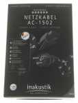 Inakustik Cold Mains Plug And Lead - 00716102 Reference Cold Appliance Power Cable -cold Appliance Plug 1 5m