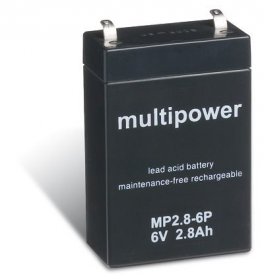 6,0v Lead Batteries - 6v-2800mah Lead Acid Battery Ups Multipower