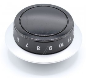 Control Knobs - C00384737 488000384737 Wash Timer Knob Dgt 14+2 Natis Bk [Whirlpool Indesit]