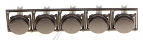 Button Set - 5550448004 Push Button Inox [Electrolux Aeg]