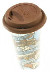 Coffee Cup - Dlsc055 5513281021 Double Wall Ceramic Mug 300ml [Delonghi]