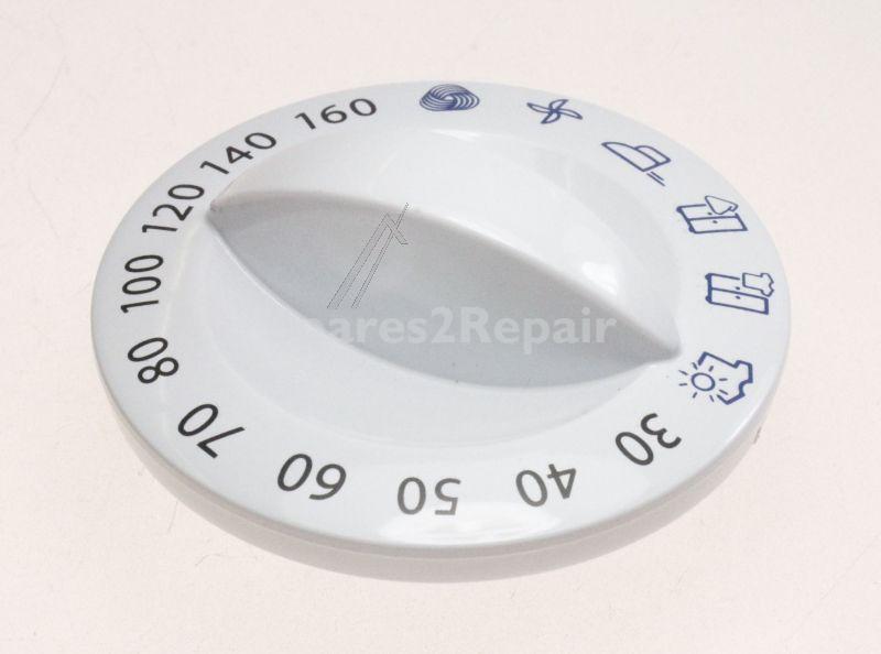 Control Knob - C00259398 482000030547 Program Knob White [Whirlpool Indesit]