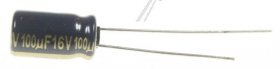 Panasonic 16v Radial Electrolytic 105 De - 100uf-16v Eeufc1c101 El-cap Radial Pan 105° 6 3x11 2mm -rohs-