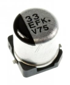 Panasonic 25v Smd-electrolytic 105 Degre - 33uf-25v Smd-elko Capacitor 105° 5x5,8mm