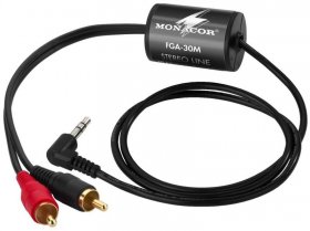 Monacor Cover Current Filter - Fga-30m Stereo Line Transformer