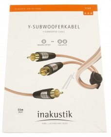 Inakustik Stereo Cable Phono Plug - Star Ii Audio Y Sub C > 2xc 7,5m