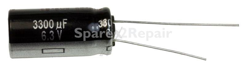 Panasonic 6.3v Radial Electrolytic 105gr - 3300uf-6,3v Elco Radial Pan 105° 10x20mm