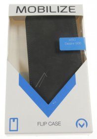 Mobilize Leather Bag Gsm - Mobilize Ultra Slim Flip Case Htc Desire 500 Black