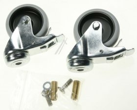 Nilfisk Roller - Castor Wheel D75 With Brake 2 Pcs.