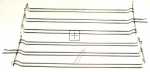 Telescopic Slideout Oven Grills - 210444747 C00876126 Glass Top Lid Group [Arcelik]