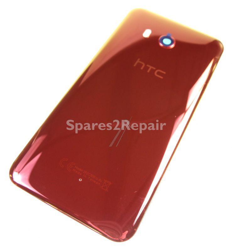 Htc Battery Compartment Lid - 74h03337-25m Battery Cover For Htc U11 - Solar Red