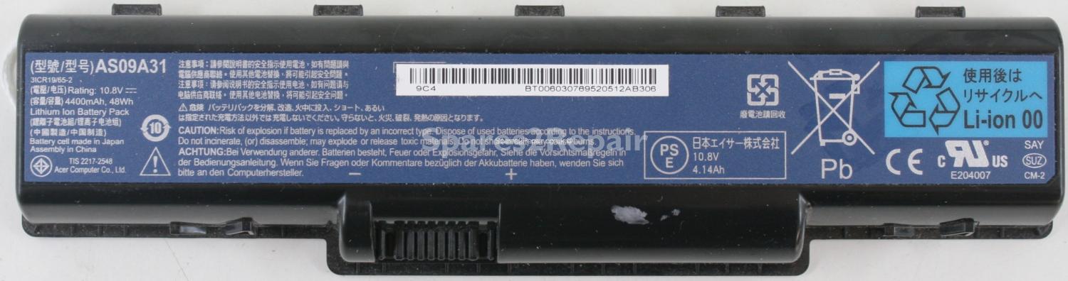 Acer Aspire 5332 - Battery - AS09A31 - 48Wh - 10.8V - Li-ion 00 (Original)