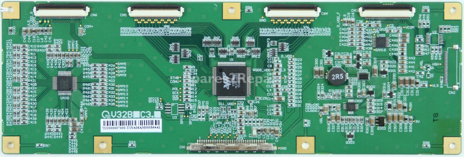 Bush IDLCD32TV07HD - T-Con - 222000007000 - V32B C3.