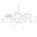 Button - 5612204114 Bezel Top Oven [Electrolux Aeg]