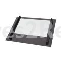 Oven outer Door - 5617077093 Front Glass black silk Screened [Electrolux Aeg]