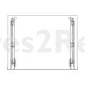 Oven outer Door - 140144746058 Front Glass Black Electrolux 5 [Electrolux Aeg]