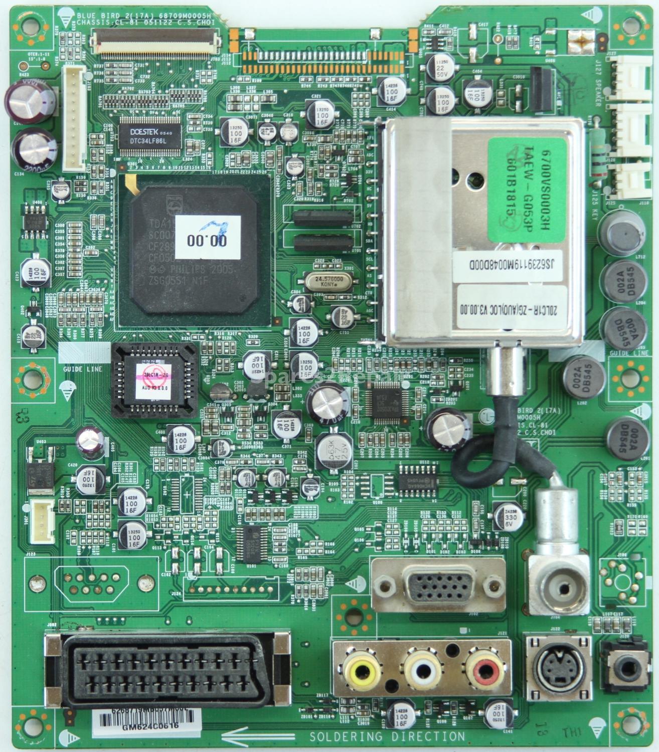 LG 20LC1RB-ZG - Main AV - 68709M0005H - 68719MB057M - CL-81 - 051122 - BLUE BIRD 2(17A)