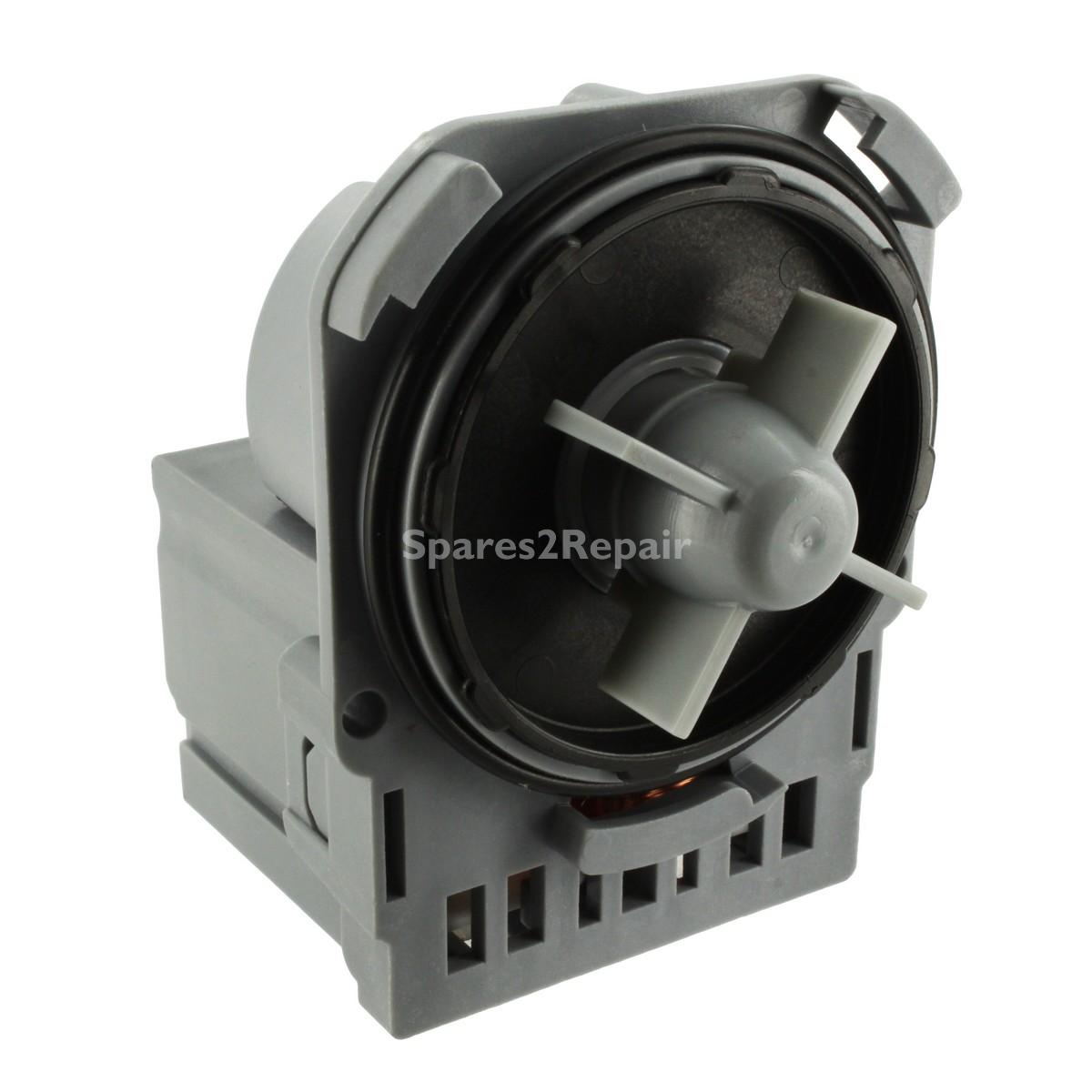 Compatible for AEG, Arthur Martin, Electrolux, Zanussi Drain Pump Base with Twist & Screw Fixing & Twin Plug-in Terminals at Base