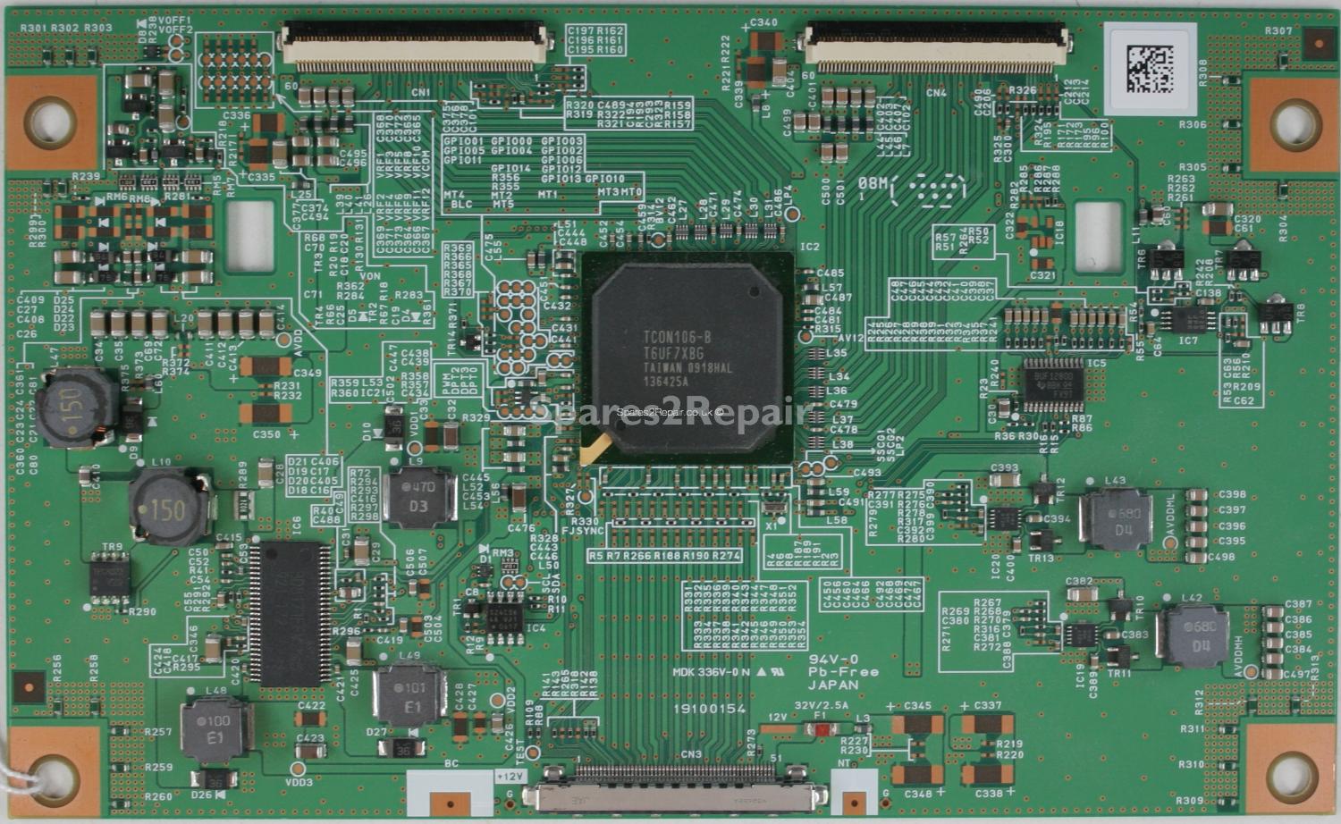 Panasonic TX-L37G10B - LVDS - 19100154 - TCON106-B