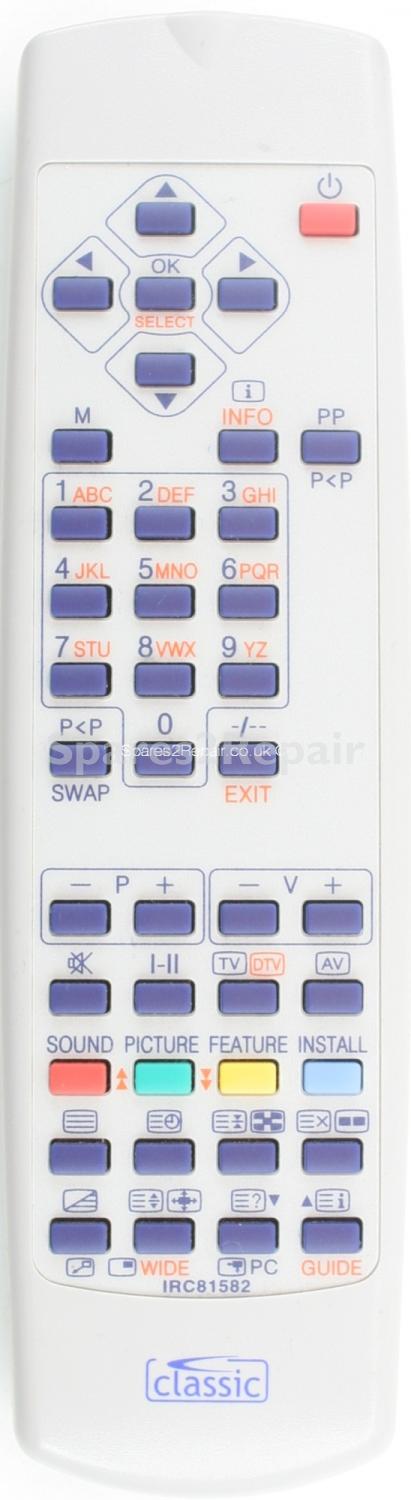 Hitachi IRC81582 Remote Control