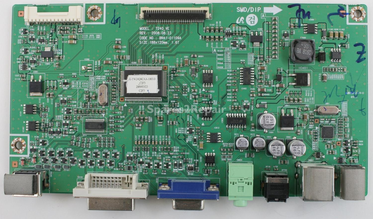 Samsung T240 - Main AV - BN94-02058Z - BN41-01109A - T240_VE