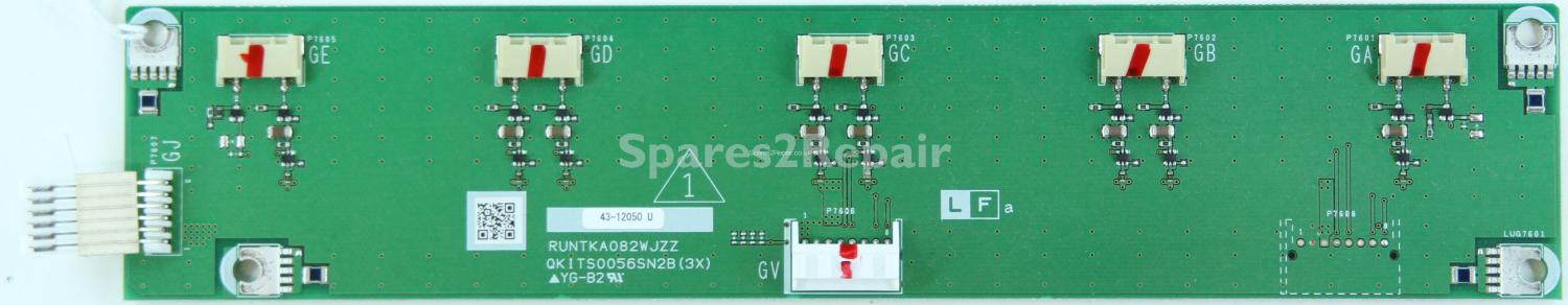 Sharp LC-37GD1E - Connector - RUNTKA082WJZZ - QKITS0056SN2B (3X)