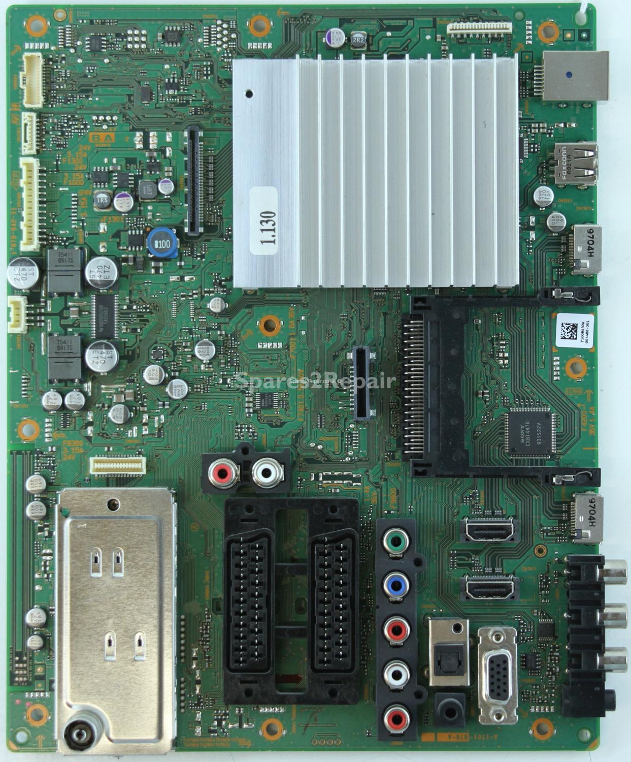 Sony KDL-40Z5800 - Main AV - 1-878-942-31 - A-1701-876-A - Y2008650A
