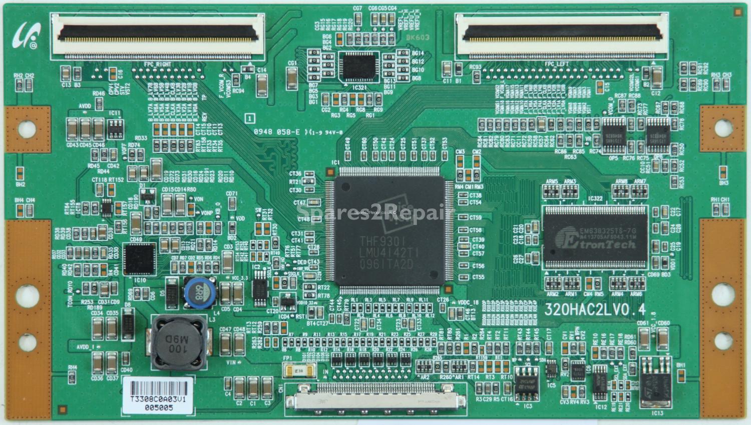Toshiba 32RV635D - T-Con - 320HAC2LV0.4 - LJ94-03308C